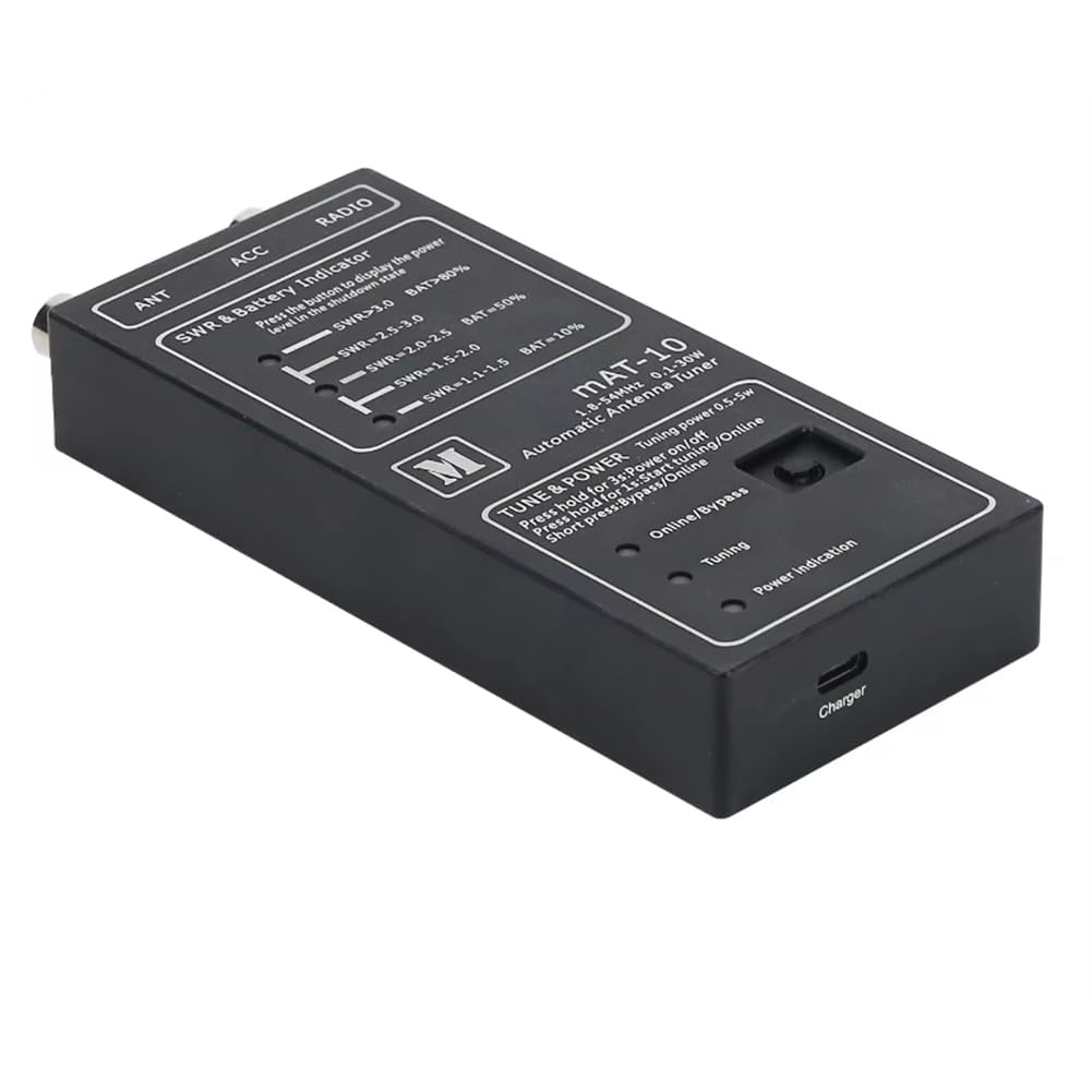MAt-10 Sintonizador de Antena Automático 1.8-54MHz 0.1-30W para Radio FT-817/818 QRP