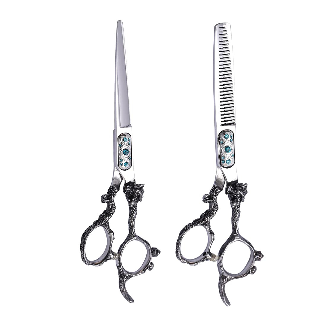 Coiffeurs Ciseaux Ciseaux Ciseaux Scissor Set Ensemble De Ciseaux De Ciseaux pour Cheveux Professionnels Kit, pour Hommes Femmes Enfants Animaux Domestiques Salon