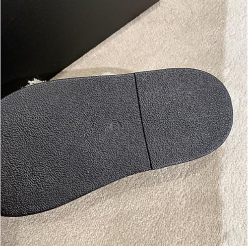 Women's Comfort Flat Sandals Double Buckle Adjustable Straps Flat Slides Footbed Suede3