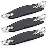 Verpackungsinhalt 3 Stk. Bongossi-Trade Westenverlängerung schwarz Karabiner