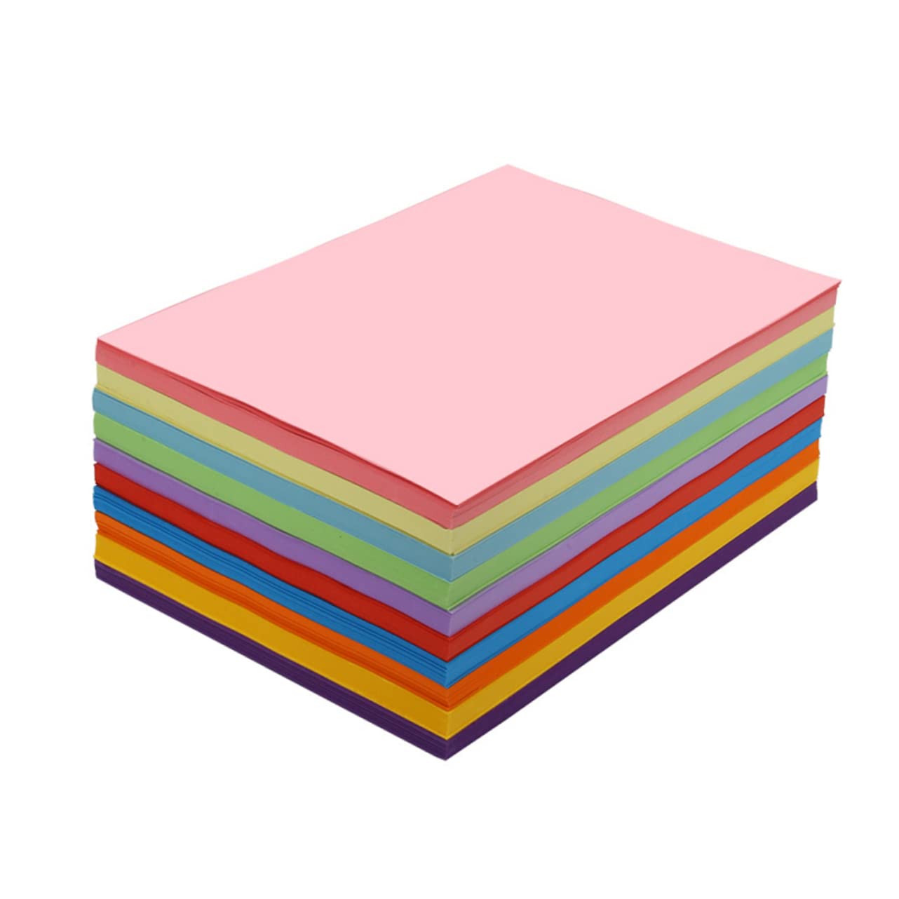 2packungen Farbpapier Format Bedruckbares Papier Für Schreibwaren Papier Für Diy-projekte Mit Je