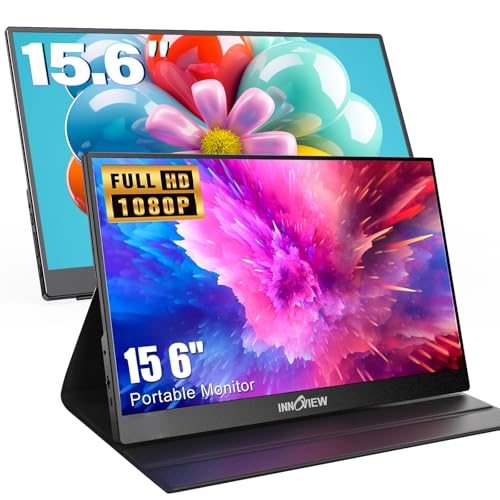 Image of InnoView 15.6'' Portable Monitor for Laptop FHD 1080P USB-C Travel Monitors HDR IPS Portable Laptop Monitor for MacBook PC Xbox PS4 /5 Switch