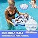 Mambobaby Baby Float With Canopy & Tail Non-Inflatable Baby Swim Float Upgrade Soft Infant Pool Float Sun Protection Newborn Pool Float 3-24 Months Skin-Friendly Material for Toddler Boys Girls(Shark)