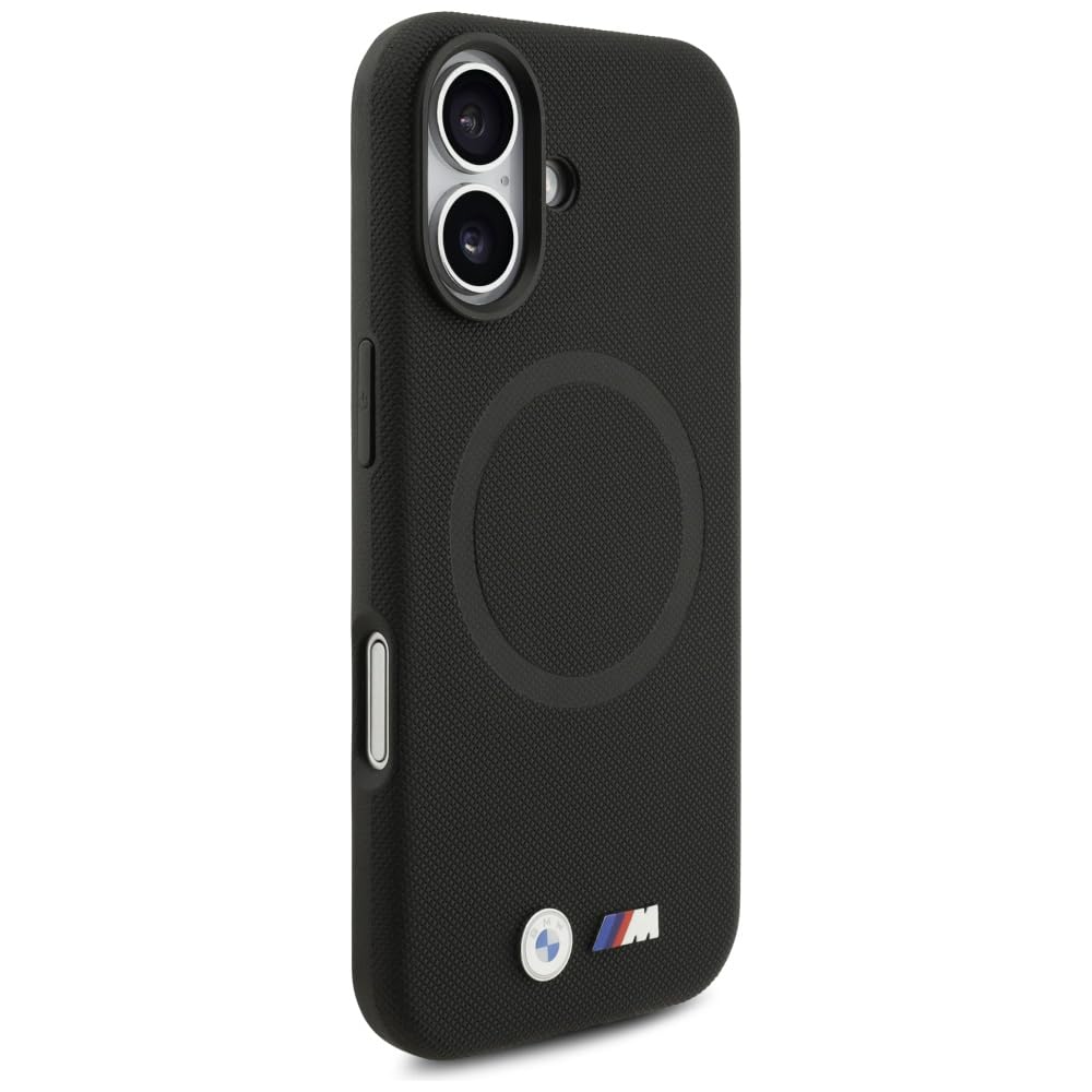 CG MOBILE BMW M FW Metal Logo Compatible con MagSafe Funda para iPhone 17 (Negro)