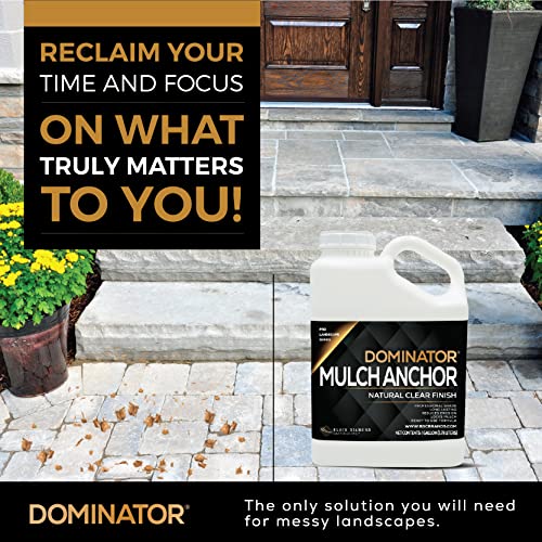 DOMINATOR Mulch Anchor 1 Gallon Mulch Lock and Pea Gravel Stabilizer
