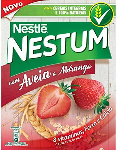 Nestum Cereal with Oats and Strawberries