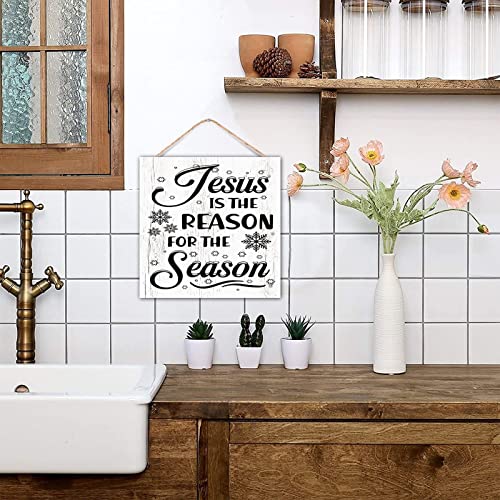 Plaque de bois suspendre Jésus pour déco murale de chambre facile - 6