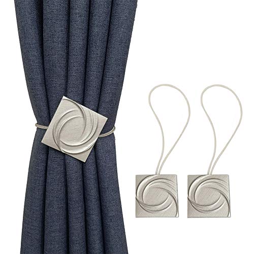 JNRFTY Lot de 2 Embrasses de Rideaux Boucle de Rideau Aimantées Attache de Rideau pour Maison Chambre Salon Bureau