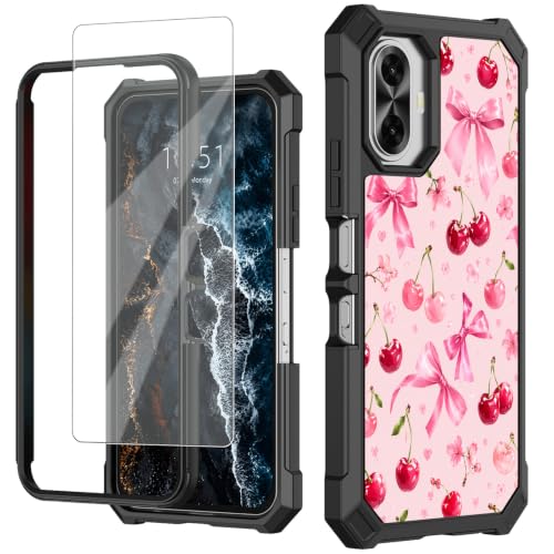 Case for TCL K70 5G/TCL K70 XE with Screen Protector, Wireless Charging