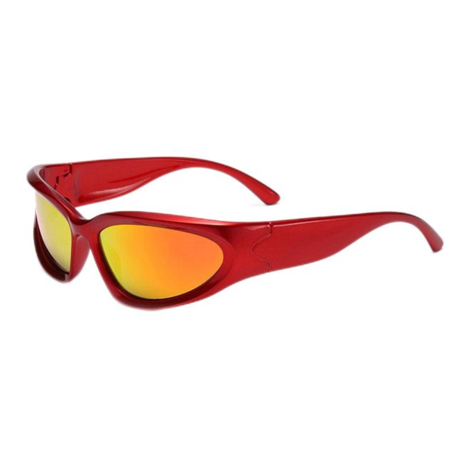 oiujhgCDS Cycling goggles, Men Outdoor Bicycle Cycling Sports Sunglasses Women Vintage Shades Fashion Punk Goggle Eyewear-F12-Polarized-film