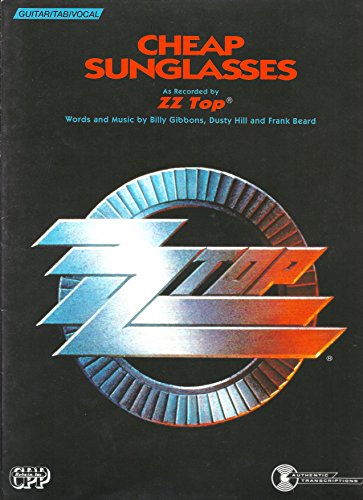Cheap Sunglasses as recorded by ZZ Top Guitar / TAB / Vocal sheet music