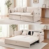 Mjkone 78 Inch Queen Pull Out Sleeper