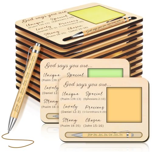 Dispowreath 10-Set Christian Sticky Note Holders