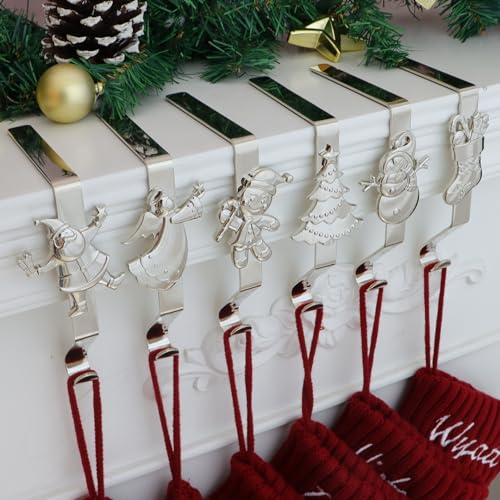 Christmas-Stocking-Holder-for-Mantle-Reusable-Christmas-Stocking-Hooks-No-Damage-Xmas-Hanger-for-Fireplace-Mantle-Grip-Stand-Christmas-Decoration-Ornaments-Hanging-Shelf-Floor Christmas Stocking Holder for Mantle Reusable Christmas Stocking Hooks No Damage Xmas Hanger for Fireplace Mantle Grip Stand Christmas Decoration Ornaments Hanging Shelf Floor