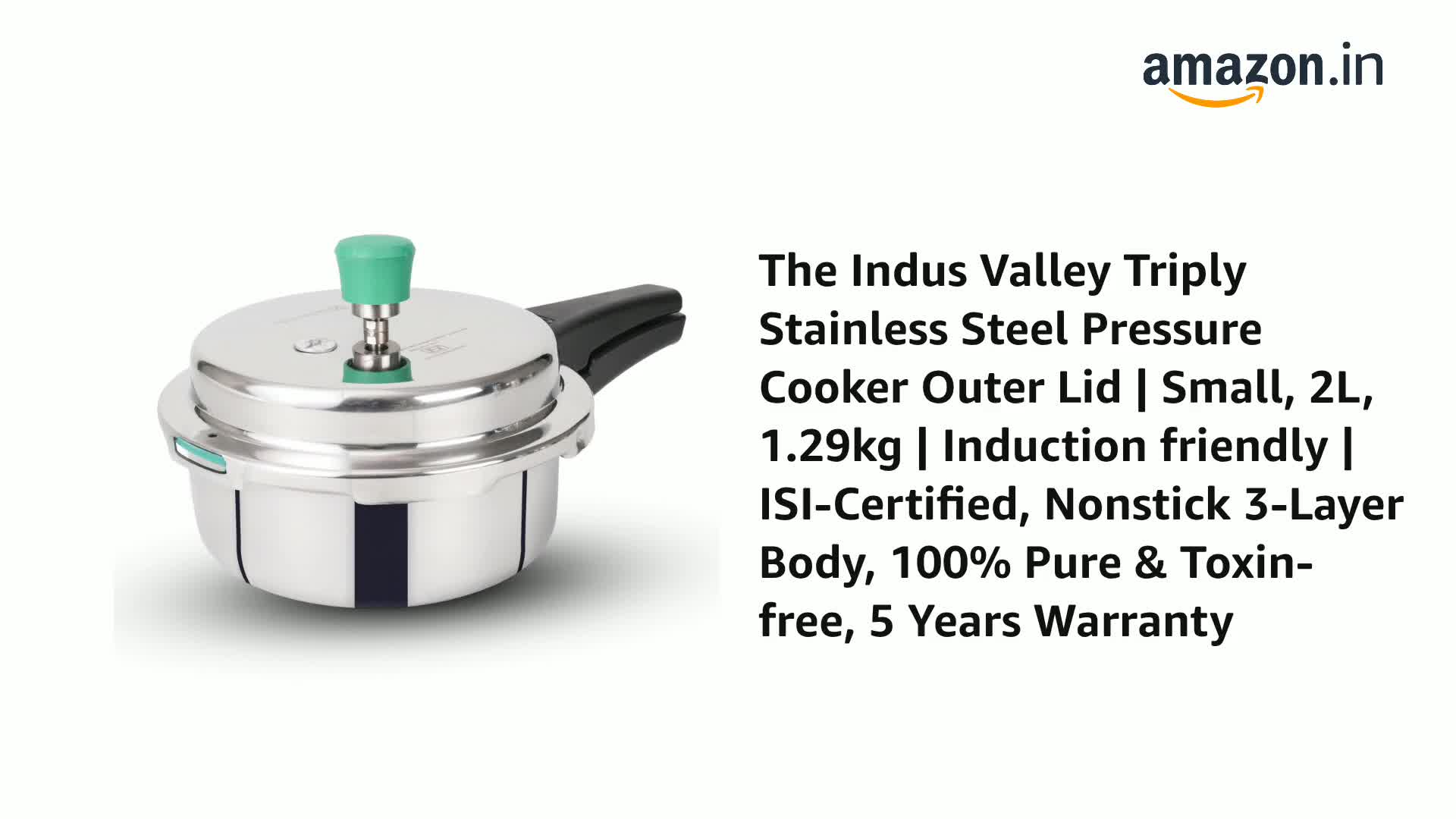 Indus Valley Kg Pressure Cooker Price Litre Price Buy The Indus