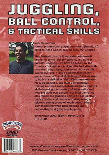 Championship Productions Juggling, Ball Control, and Tactical Skills DVD