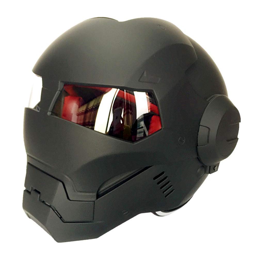 Vintage Full Face Motorcycle Helmet Retro Personality Motorbike Racing Helmet Jet Moto Cruiser Scooter Unisex Adult DOT/ECE Approved For Adult Men Women 1,S=55~56cm - View #9