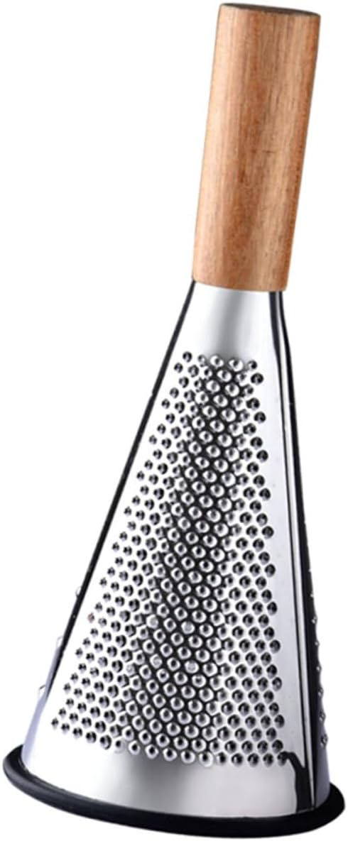 BESTOYARD Cone Shaped Cheese Grater Handle Stainless Steel Multi-Purpose Grating Tool for Cheese Chocolate and Vegetables Kitchen Accessory for Home Cooks