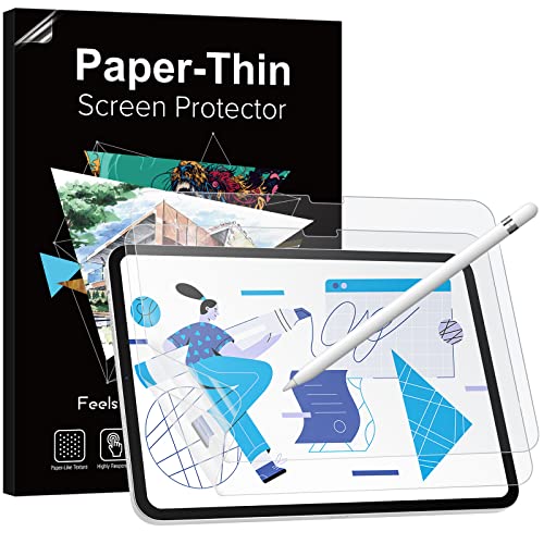 TiMOVO Protector de Pantalla Compatible con iPad 11 Pulgadas A16 2025 (11ª Generación)/iPad 10ª Generación 2022 10,9' con función antideslumbrante, escribe y dibuja como en Papel, 2 Paquetes, Mate
