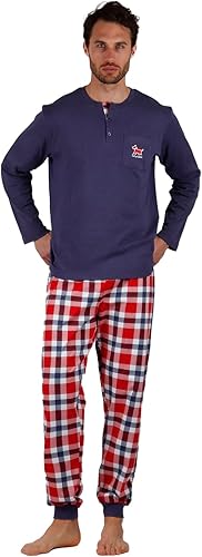Achat Pyjama à manches longues et patte de boutonnage Lou Lou Returns pour homme d'ADMAS en gros