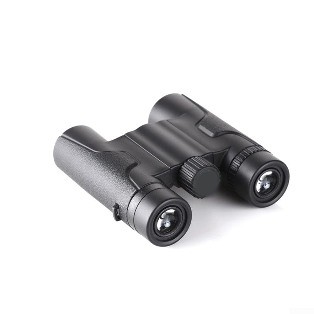 Binocolo tascabile leggero in ABS e fibra di vetro (KHA03-10x25) | Per bak4, rivestimento verde, immagini chiare, ideale per natura, uccelli, animali nella foresta