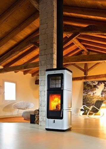 MCZ Sava raumluftunabhaengiger camino 7 KW scheit Forno a Legna Forno Forno  a Legna Sava 7 Bianco : Amazon.it: Fai da te