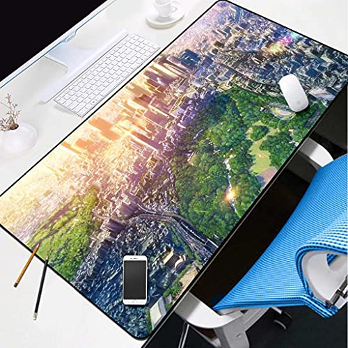 Tapis de souris XXL paysage urbain pour sublimer votre bureau