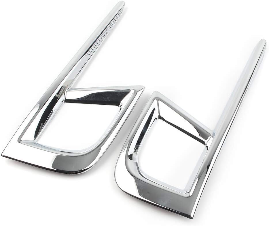 Zhisheng Car Front Bumper Fog Light Lamp Frame molding Trim Guard Cover for HONDA Odyssey 2018 2019 2020 US Version Chrome