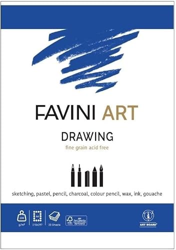 Favini Drawing 200GSM A4 20 Sheets