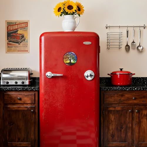 Imán Vintage para Refrigerador Árbol de la Vida 2.3 pulg miniatura 5
