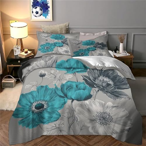 Housse de couette ultra douce hypoallergénique pour lit de taille King