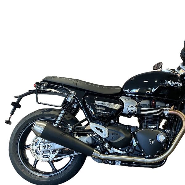 Supporti neri borse laterali compatibili con Triumph Speed Twin dal 2019 - ...