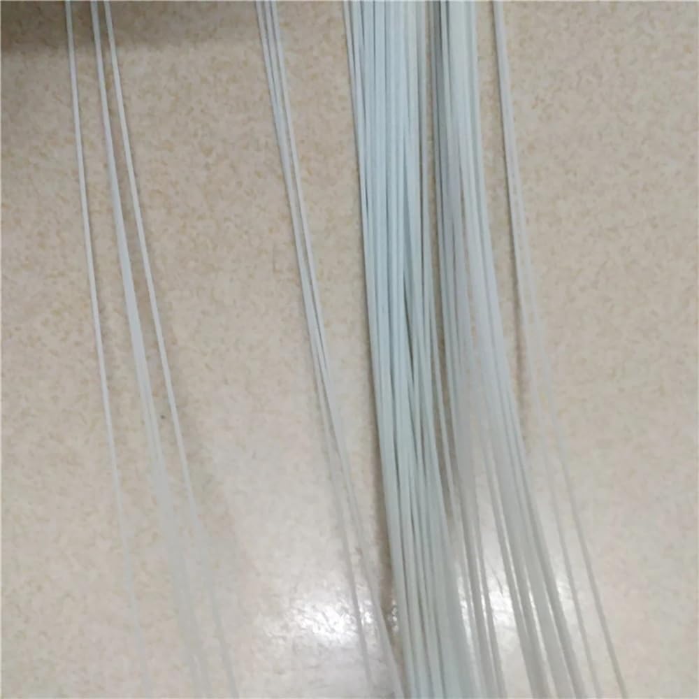 Lot de 10 tiges en fibre de verre blanches haute résistance – Diamètres: 1,5mm et 2mm, longueurs: 1500mm, 3000mm et 4000mm, for travaux manuels et maquettes.(1.5x1500mm)