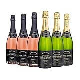  Pack 6 Louis Bourgon Grande Réserve Brut 0,75L - 3 Blanc de Blancs + 3 Cuvée Rosado
