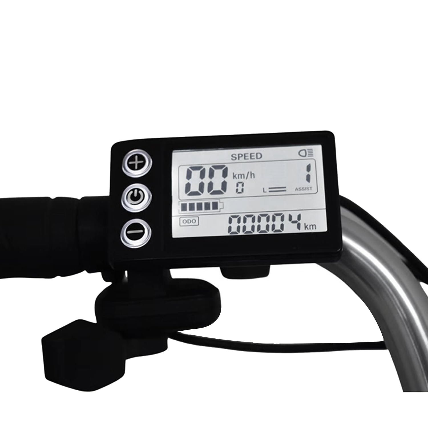 Écran LCD de Vélo Électrique 24V 36V 48V 60V S866 pour Scooter Électrique E-Bike (SM Plug 6PIN)
