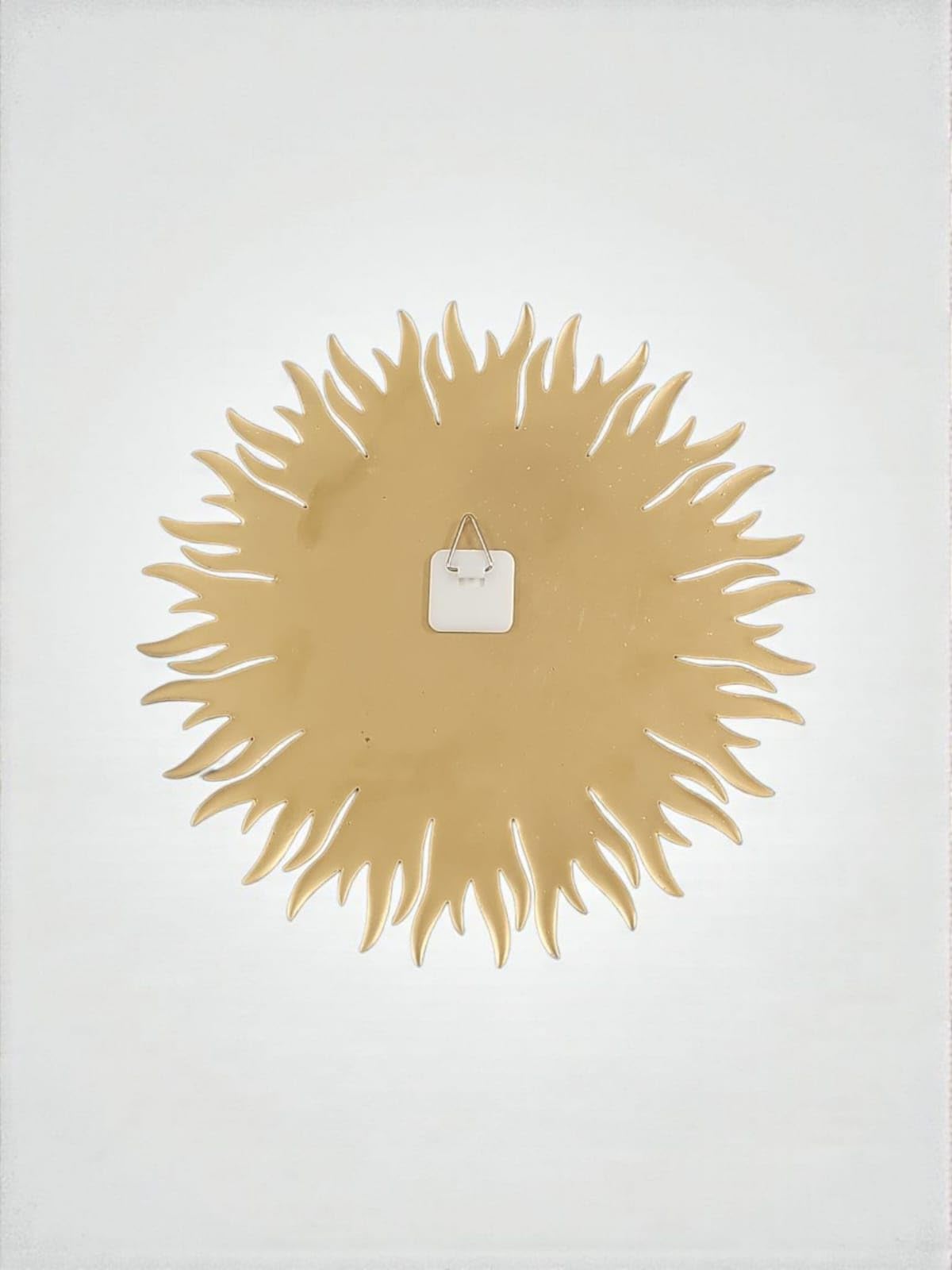 Inventive Art Creation Decorative Sun-Inspired Wall Mirror, Resin Frame, 25.4 cm with 15.2 cm Mirror (Golden Glow) 1
