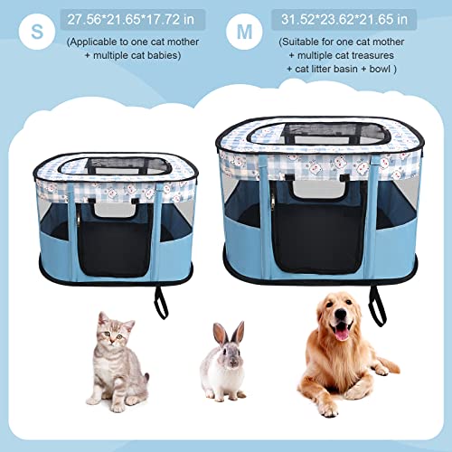 image for XRG Portable Foldable Pet Playpen Collapsible Crates Kennel Playpen fo
