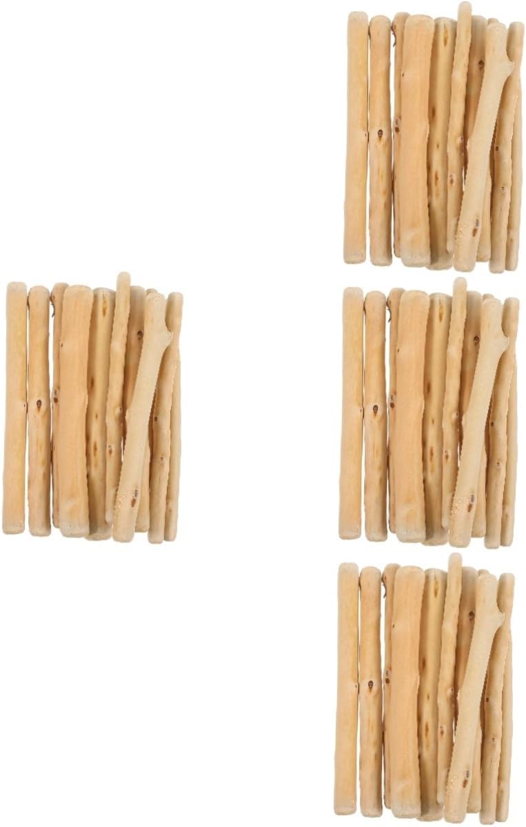 Ciieeo 4sets Natural Driftwood Vase Filler Decor for Weddings and for Crafts and Rustic Decor for Parties and Table Centerpieces