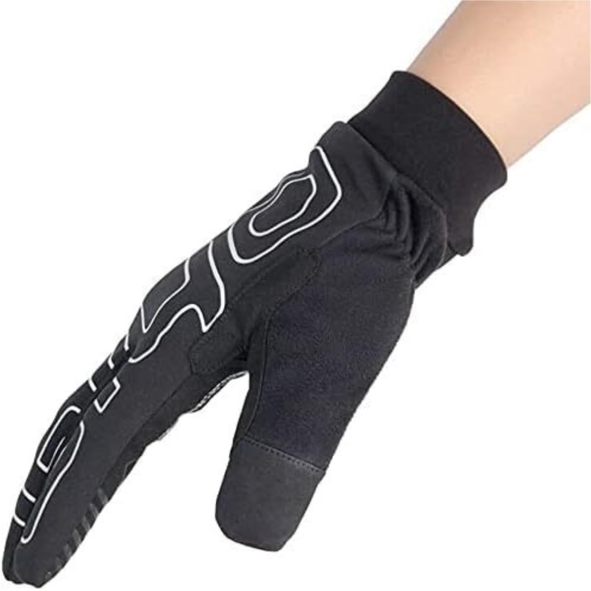 Fahrradhandschuhe Herren-Fahrradhandschuhe, Winter, Warm, Silikon, Laufen, Radfahren, Fahren, Fahrradhandschuhe Radsporthandschuhe