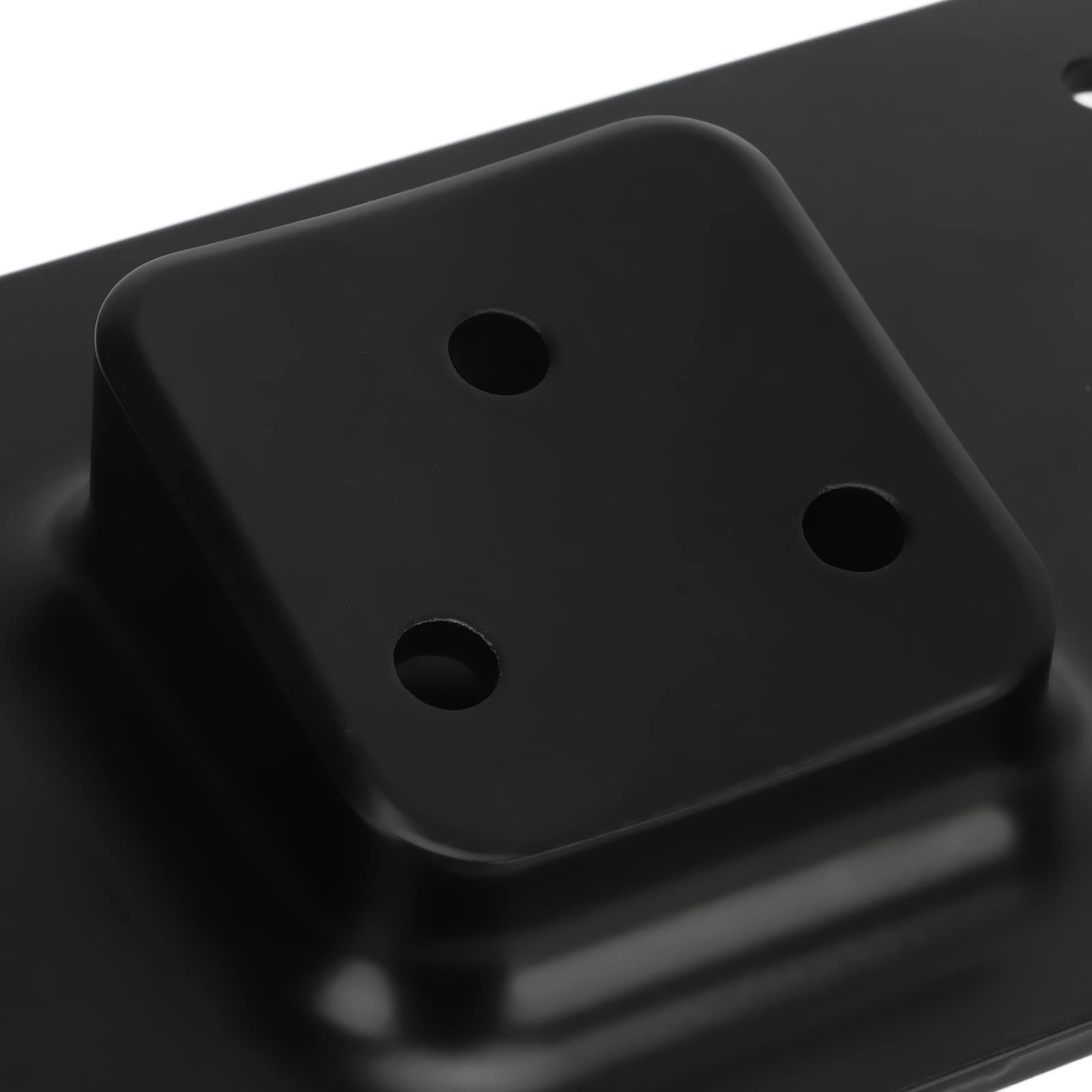 Support De Plaque Moto, Support Plaque Moto, 3 Trous de Support de Plaque d'immatriculation Laydown Plaque Immatriculation Moto Support Plaque Immatriculation Moto pour Arrière De Moto