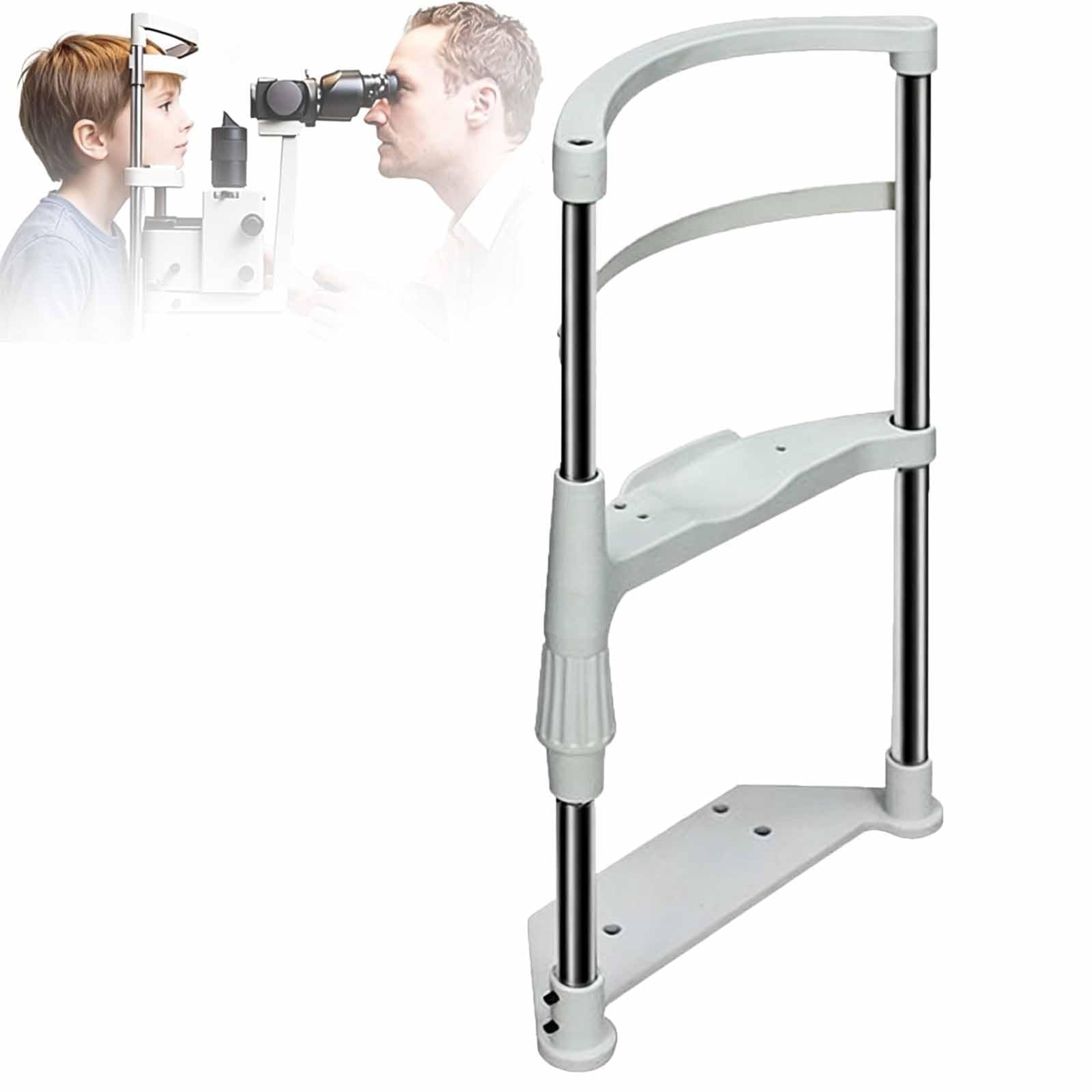Podpórka Pod Czoło Do Treningu Widzenia, Regulowana Podpórka Pod Brodę I Podpórka Pod Czoło Z Pokrętłem Do Regulacji Wysokości, Regulowana Wysokość 260 Mm-355 Mm, Ergonomiczna Konstrukcja