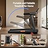 LONTEK 3-in-1 Foldable Treadmill with 15% Incline, Portable Treadmills for Home and Office, Folding Treadmill with Handles, 3.0HP Quiet Walking Pad with Three Screen Display, 300Lbs Capacity