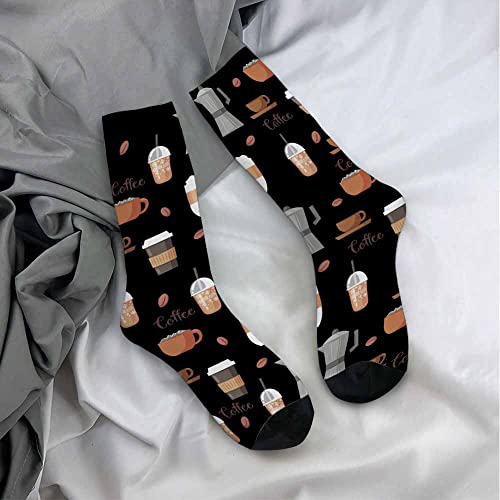 Image of Pehede Socks Mens Fun Dress Socks for Women Funny Novelty Crazy Design Socks