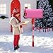 Vdsrup Hot Pink Mailbox Covers Magnetic Color Mailbox Cover Wraps Standard Size 18