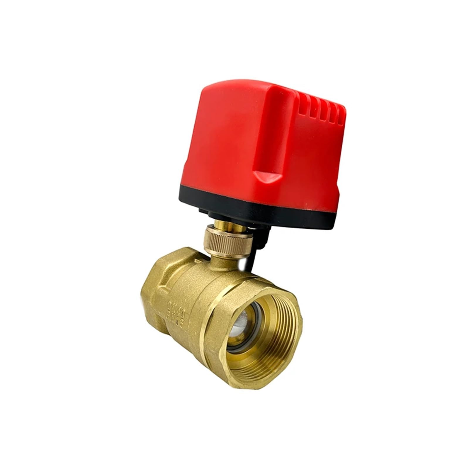 JNURGWLYH 1/2" 3/4" 1" 1-1/2" 2" Waterproof Motorized Ball Valve 220V 12V 24V Brass Electric Ball Valve Big Torque Metal Motor(220vac,CR04-DN50)