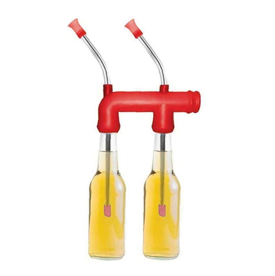 Lot De 3 Tubas à Bière Avec Brosses - Acier Inoxydable Et Silicone, Pour Bouteilles Et Canettes