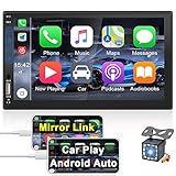 【D-Play&Android-Auto】 Eingebautes Car play und Auto Android System.Beide müssen über das Original-USB-Kabel verbunden werden. Android-Auto muss zuerst Android Auto APK herunterladen. Das Autoradio erhält schnell die APP auf Ihrem Telefon, die vom aktuellen System unterstützt wird, z. B. Nachrichten, Musik, Kartennavigation und Sprachbefehle zur Steuerung des Autoradios. unterstützt das iPhone 5-8plus und das Android 4.0-8.0-System. (gilt nicht für Mobiltelefone der Marke Huawei)