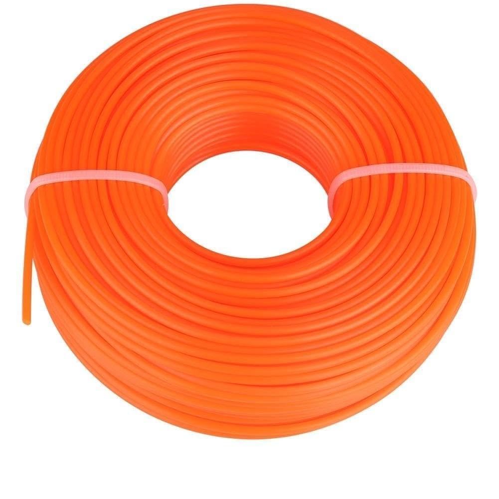 Bobina di filo rotondo in nylon, 2,4 mm x 50 m, per decespugliatore TrimCut 50-2 41-2 40-2 51-2 30-2 31-2 e SuperCut 10-1 2-1 20-1 40-2 2-2 20-2
