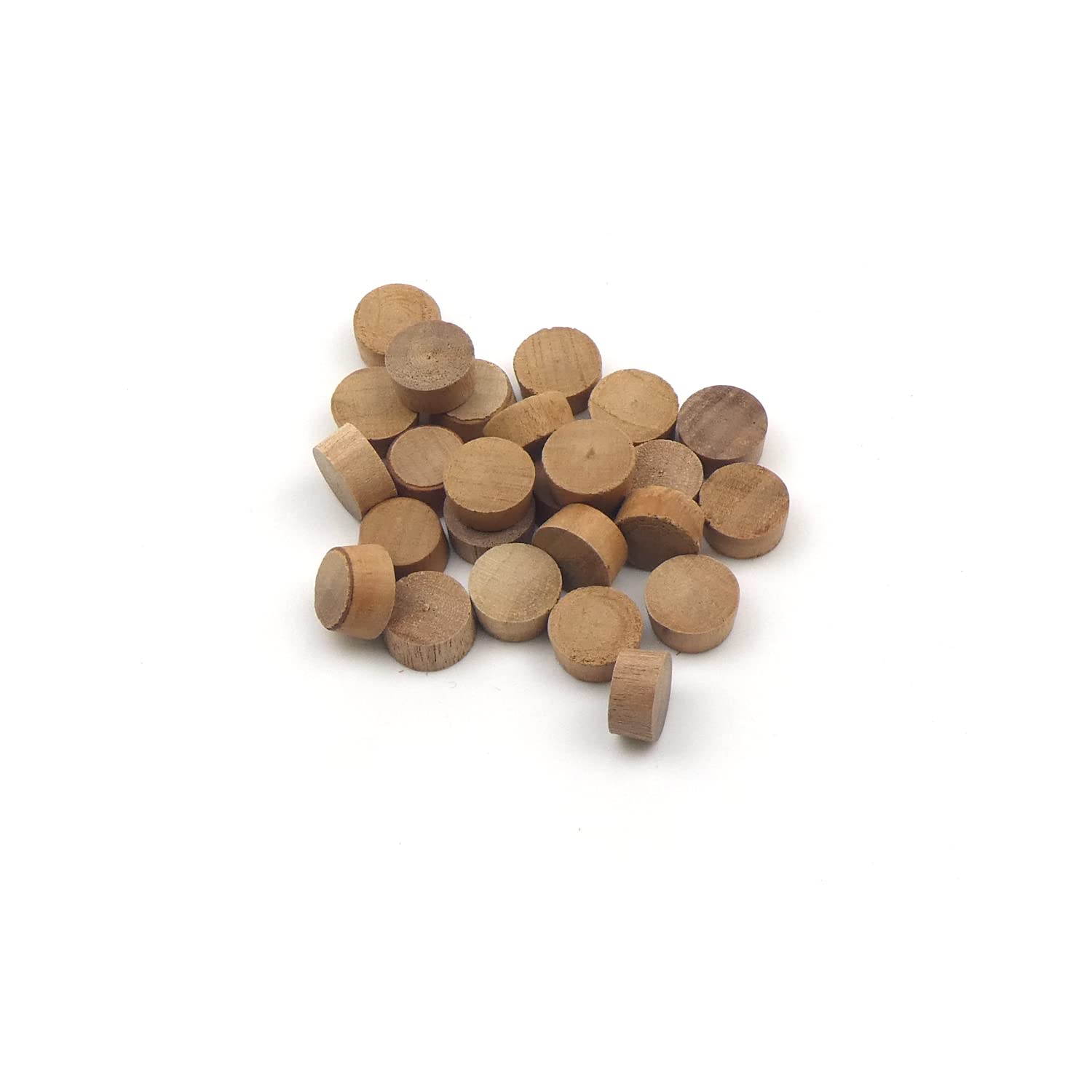 1/2" - 12.7mm Cherry Flat Head End Grain Plug - Pack of 25