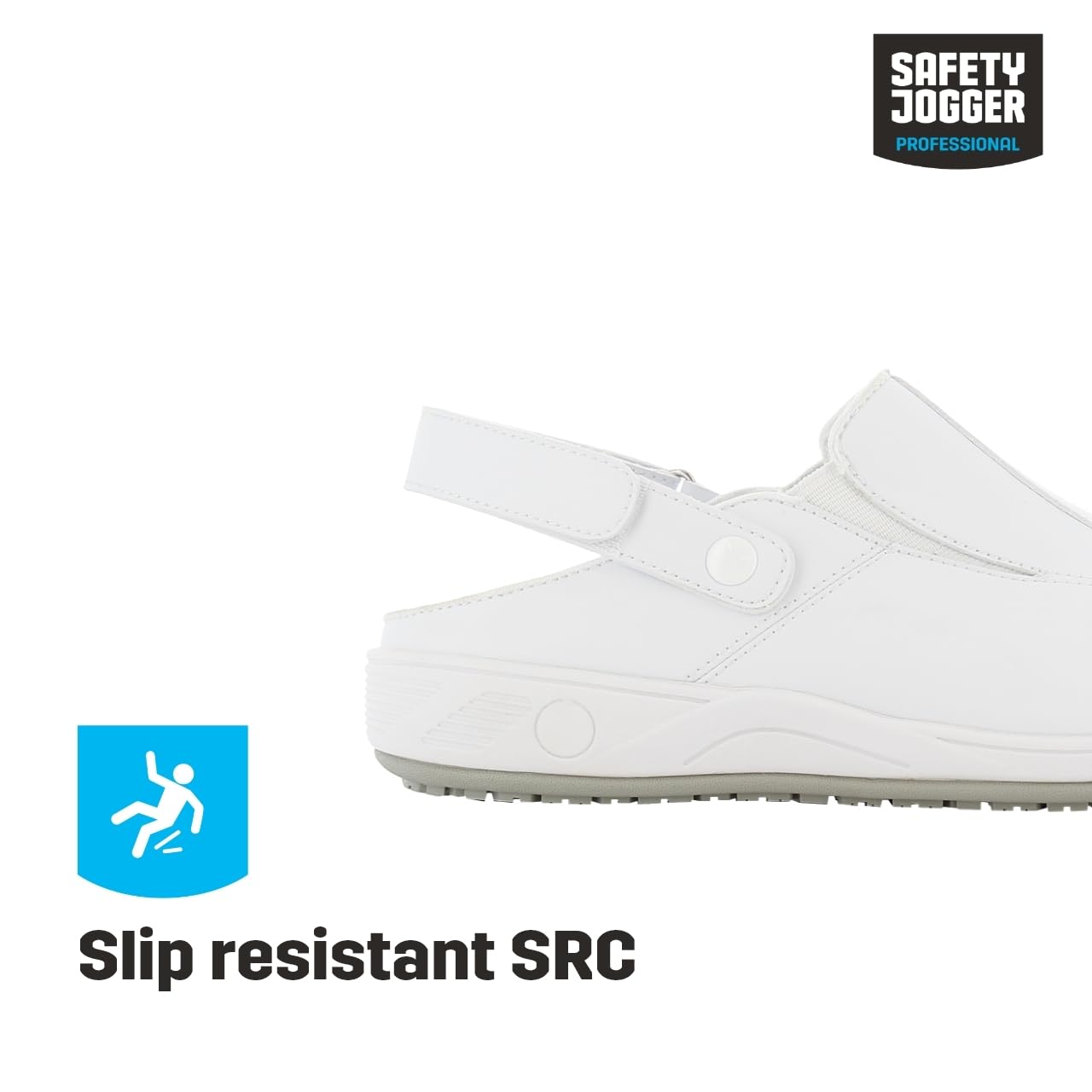 SAFETY JOGGER Zuecos de Seguridad para Mujer - Zapato de Trabajo Cómodo y Ligero, Ideal para Enfermeras, Cocina o Interior, Antideslizante y Amortiguador, Oxypas